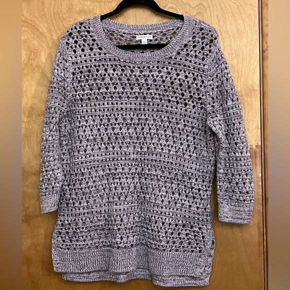 croft & barrow Sweaters - Croft & Barrow Crochet Summer Sweater XL